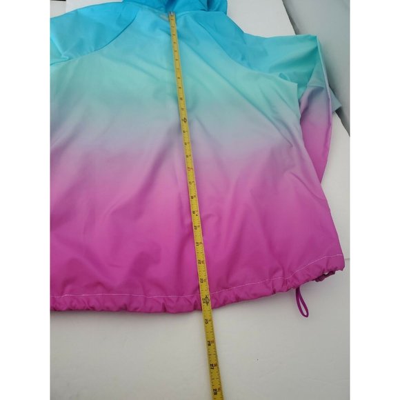 FILA Windbreaker Hooded Rainbow Color Zipper - Picture 6 of 6